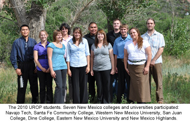 2010 UROP students