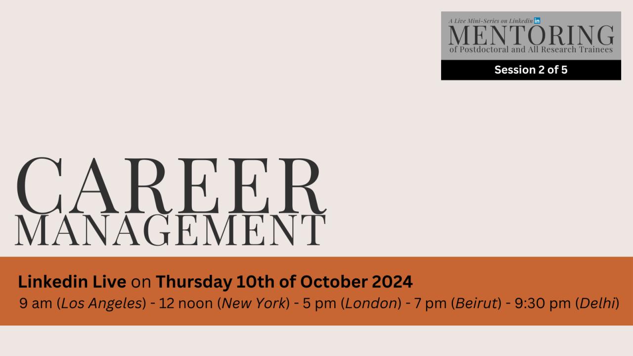 LinkedIn Live: Career Management Event